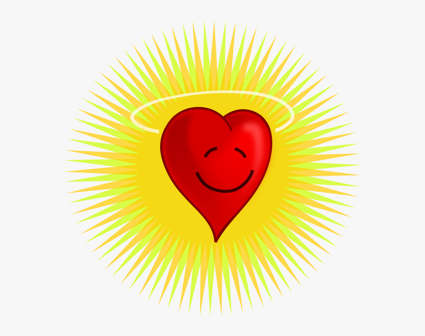Heart Clip Art At - Glowing Heart Clip Art, HD Png Download