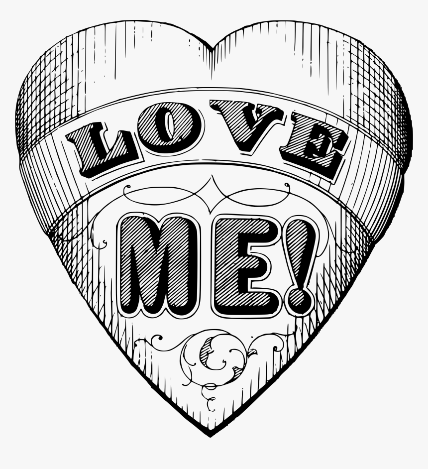 Love Me Heart Clip Arts - Sheet Music Love, HD Png Download