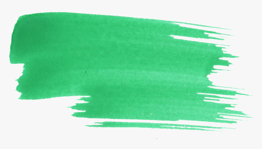 Green Brush Stroke Png - Brush Stroke Paint Png, Transparent Png