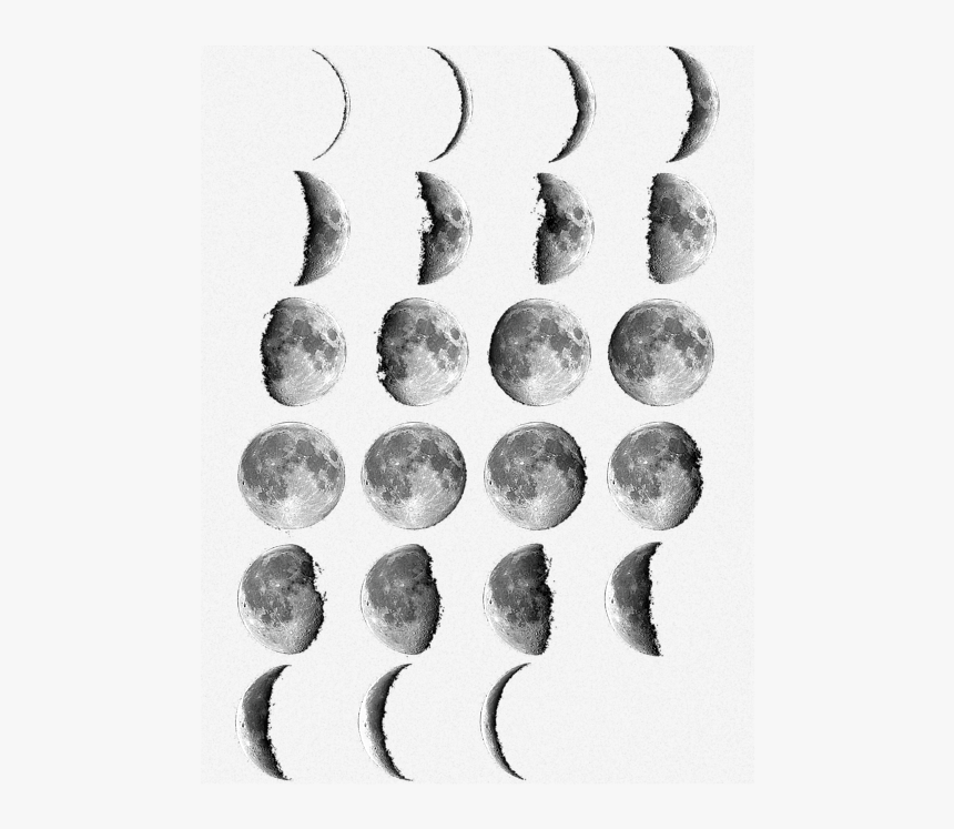Phases Of The Moon Png Click And Drag To Re Position - New Moon Watercolor, Transparent Png