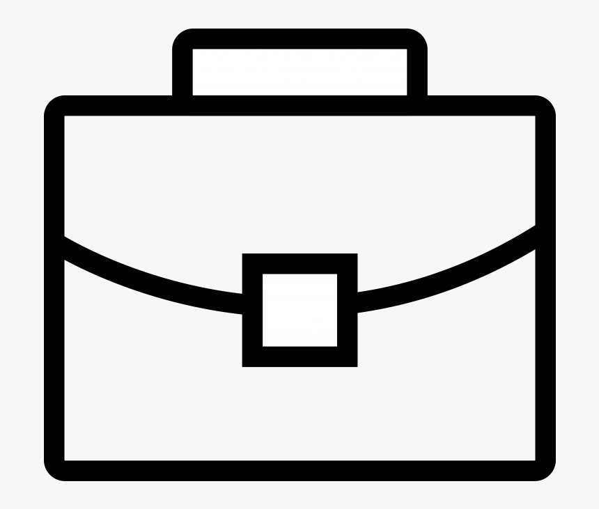 Outline Of A First Aid Box Clipart , Png Download - Business Bag Icon Png, Transparent Png