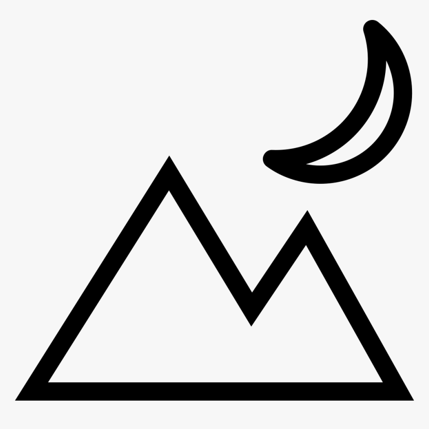 Images Interface Symbol Of Mountains Like Pyramids - Symbol Mountain, HD Png Download