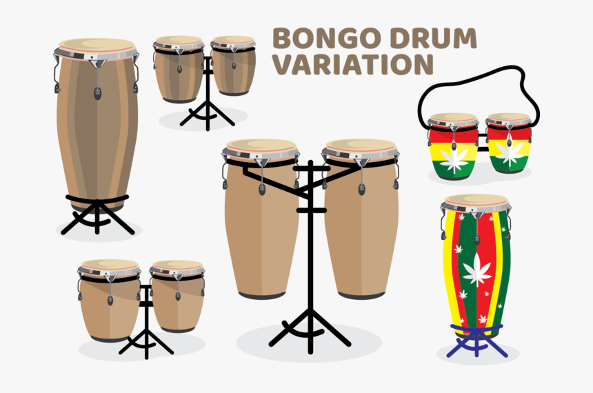 Transparent Bongo Png - Drum, Png Download