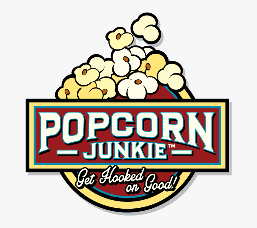 Popcorn Junkie Web, HD Png Download