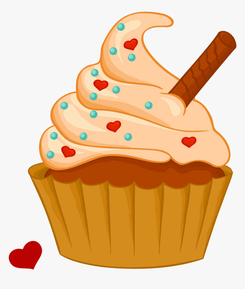 Ice Cream Sundae Christmas Cupcakes Christmas Cake - Cup Cake Vector Png, Transparent Png