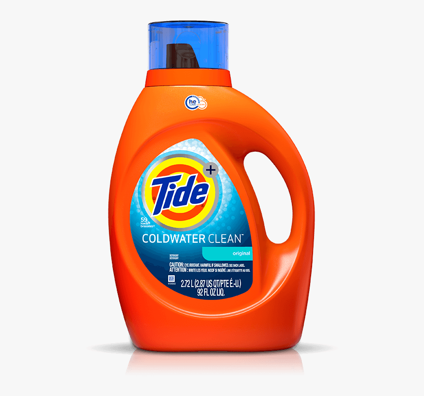 Tide Coldwater Clean Fresh Scent He Turbo Clean Liquid - Tide Detergent, HD Png Download