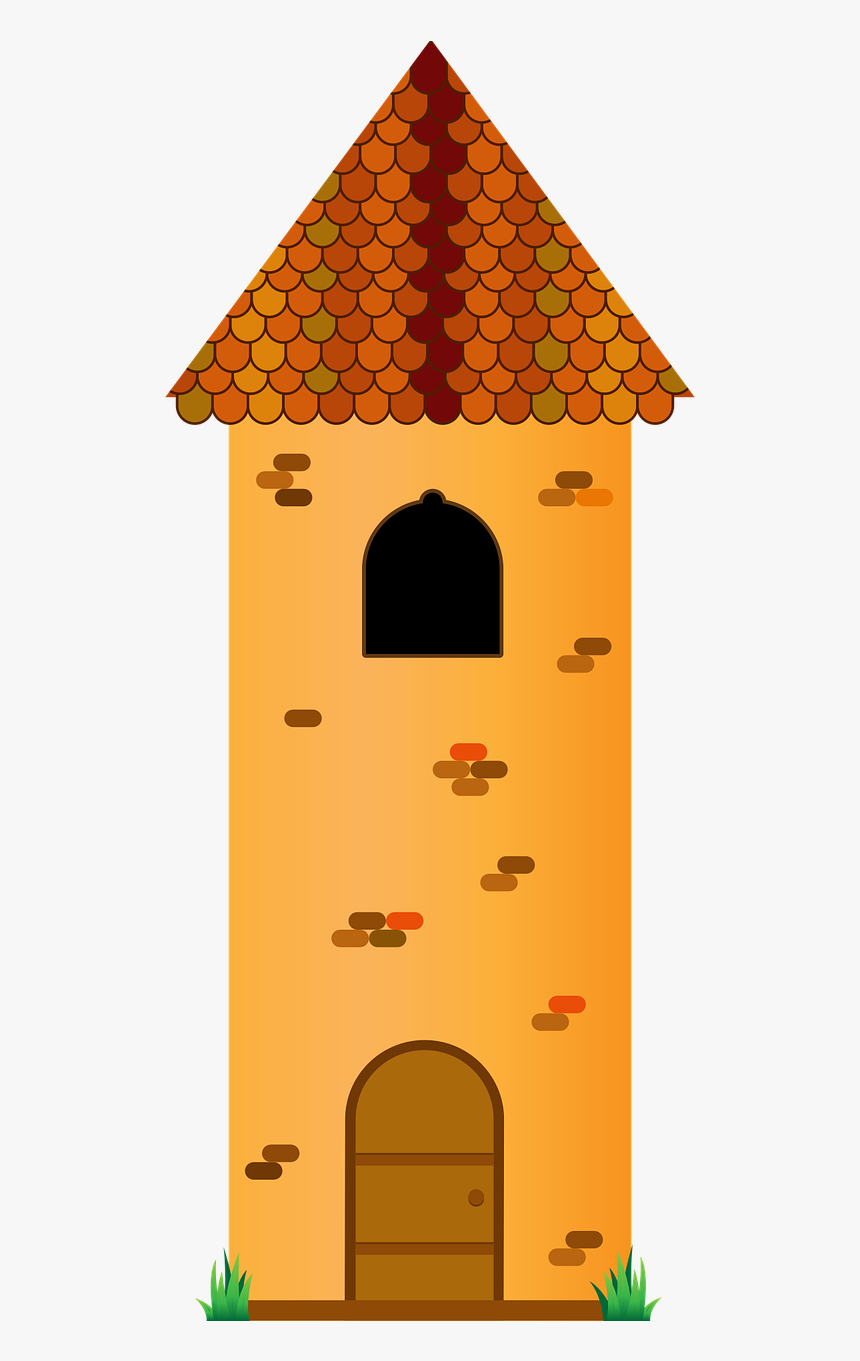 Castle, Tower Castle Medieval Door Tile Wood Stone - Habia Una Vez Una Princesa Que Se Salvo Sola Fin, HD Png Download
