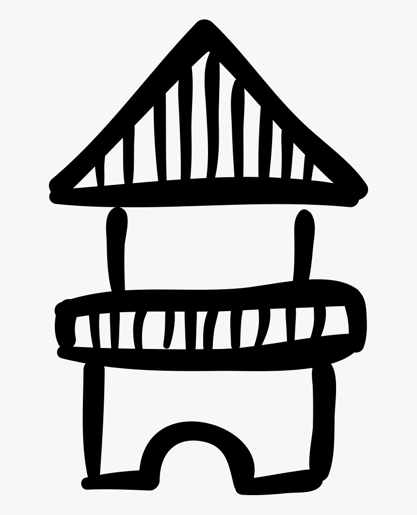Castle Tower Toy Building - Icones Brinquedo Png, Transparent Png