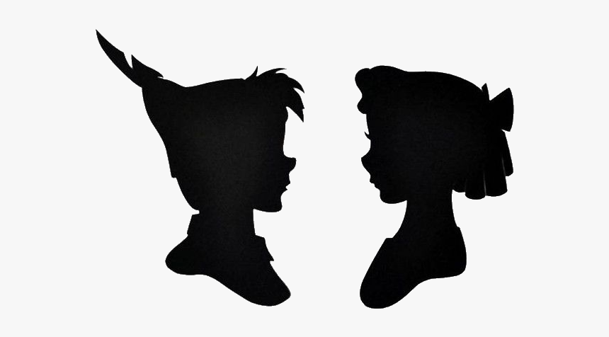 Disney Peter Pan Silhouette, HD Png Download