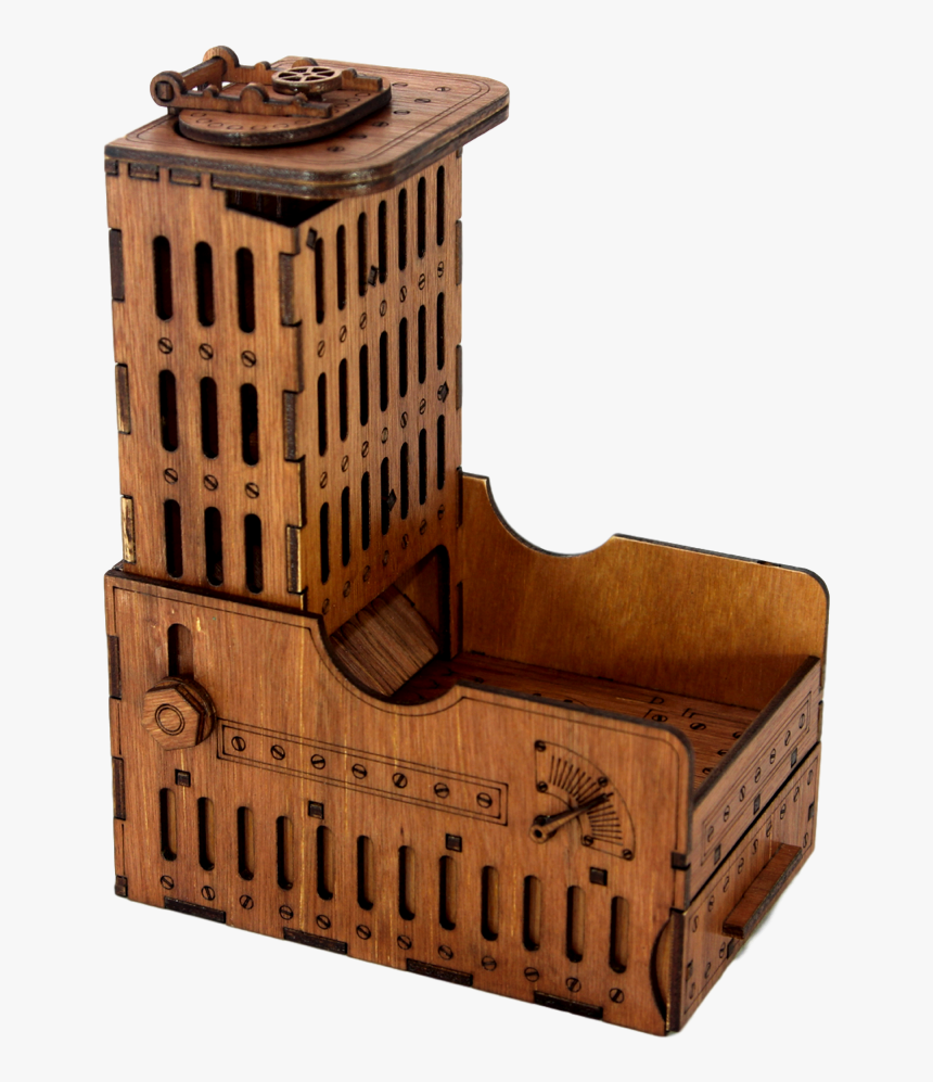 Castle Wooden Dice Tower Dice Towers - Dice, HD Png Download