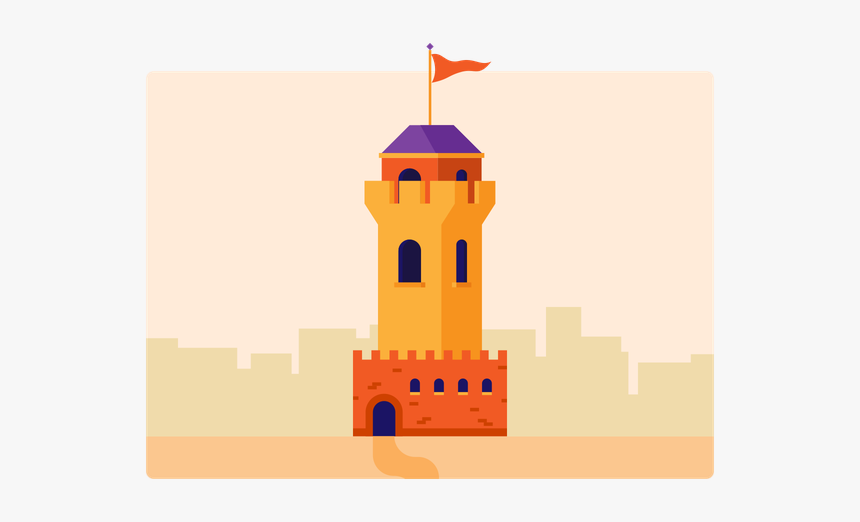 Замок Иллюстратор, HD Png Download