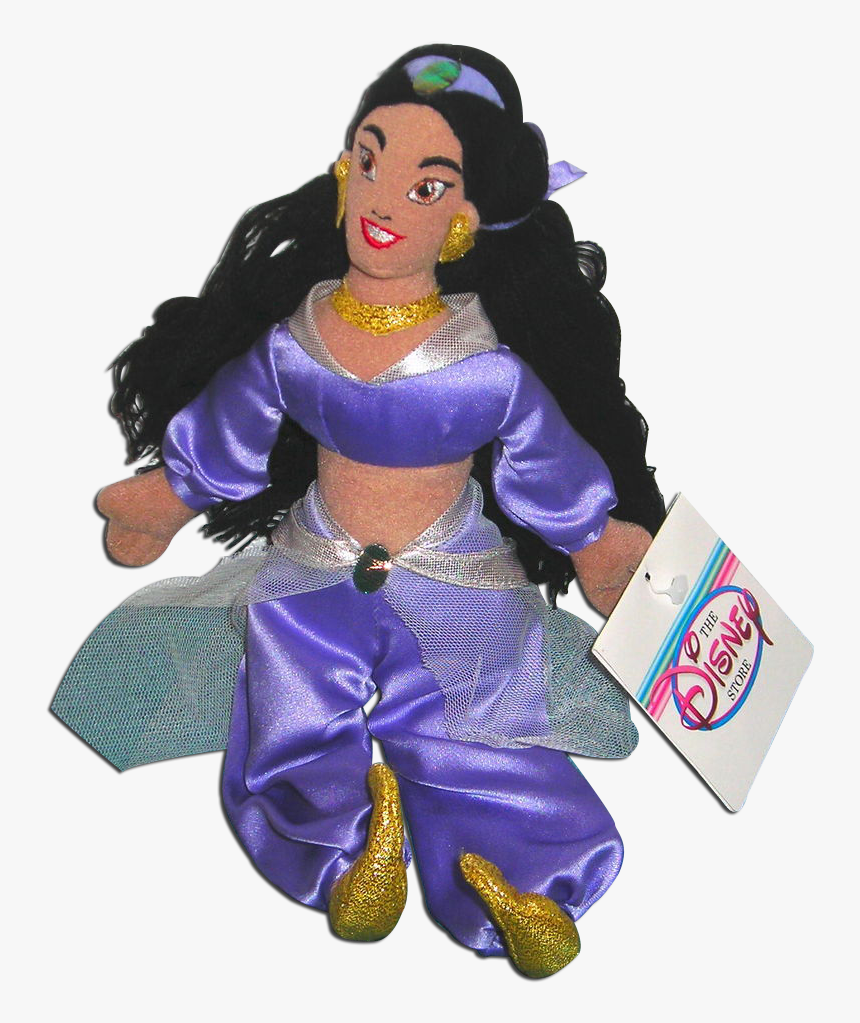Princess Jasmine Png - Original Disney Store Bean Bag Plush, Transparent Png