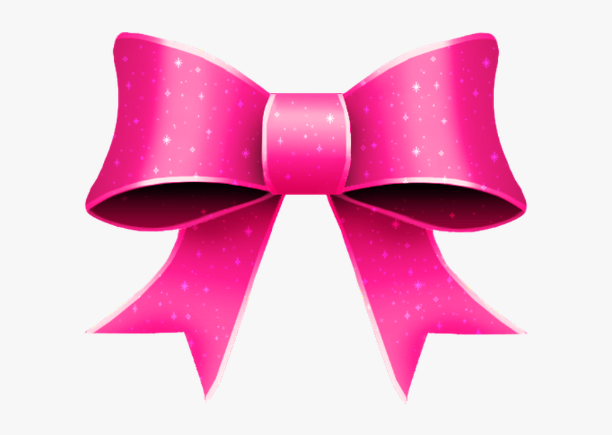 Bow Vector Holiday - Transparent Background Pink Bow Png, Png Download