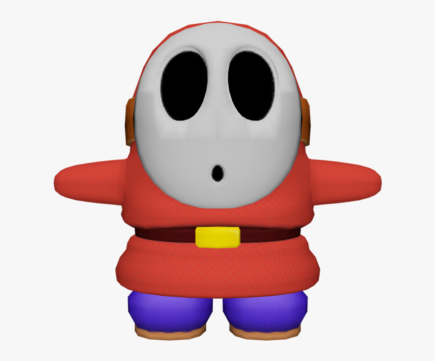 Download Zip Archive - Mario Shy Guy Model, HD Png Download