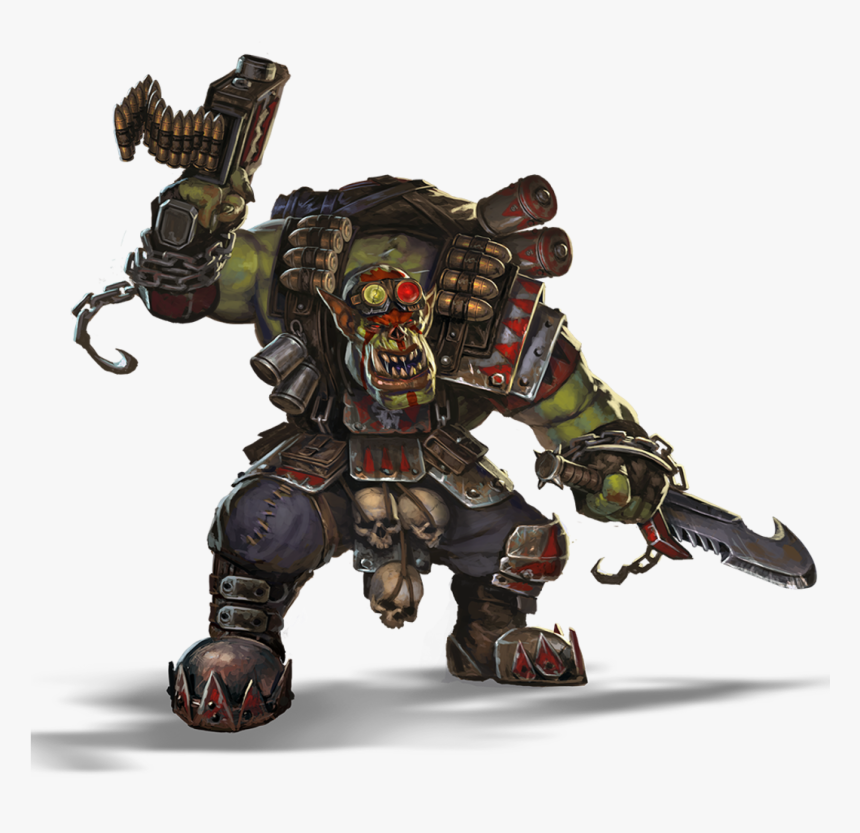 Orc Png - Warhammer 40k Ork Kommando, Transparent Png