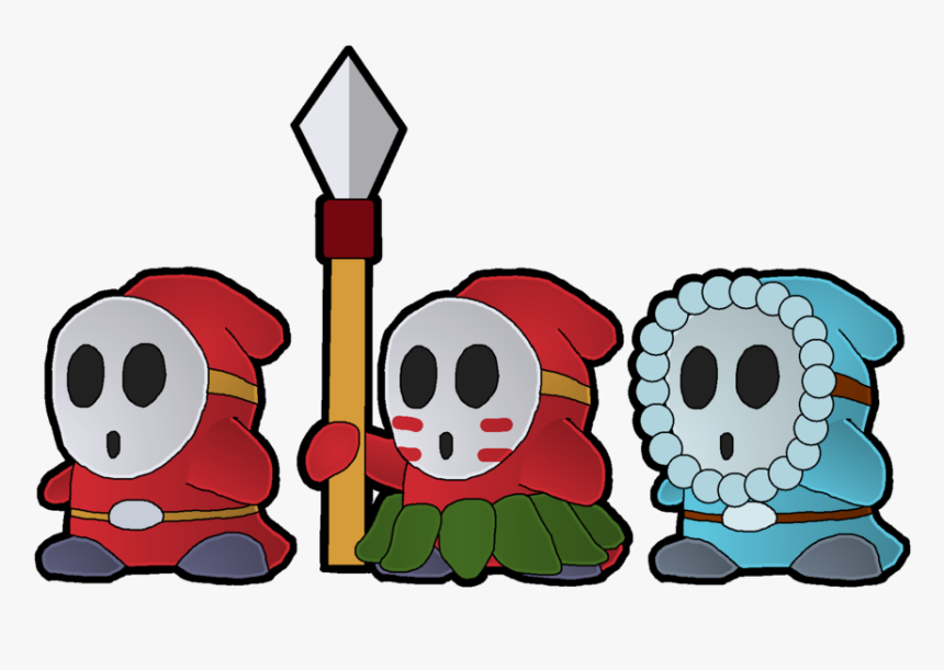Shy Guy Paper Mario , Png Download - Shy Guy, Transparent Png