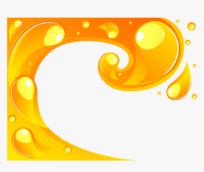 Liquid Yellow Drop Oil - Png Oil Drop, Transparent Png