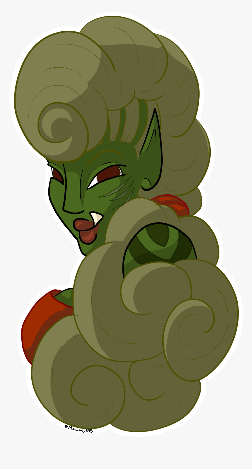 Orc Sticker - Cartoon - Cartoon, HD Png Download