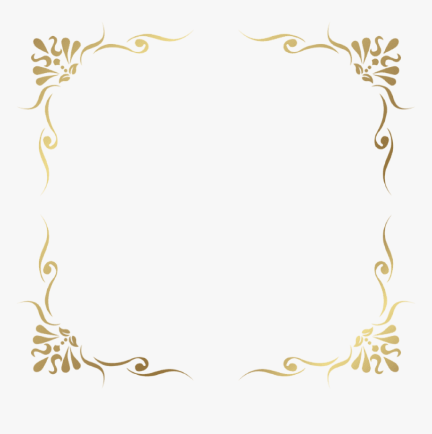Decorative Border Png - Frame Border Transparent Background, Png Download