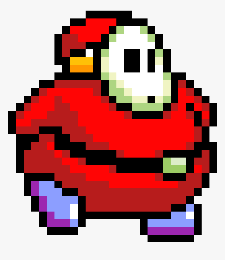 Fat Shy Guy Yoshi's Island, HD Png Download