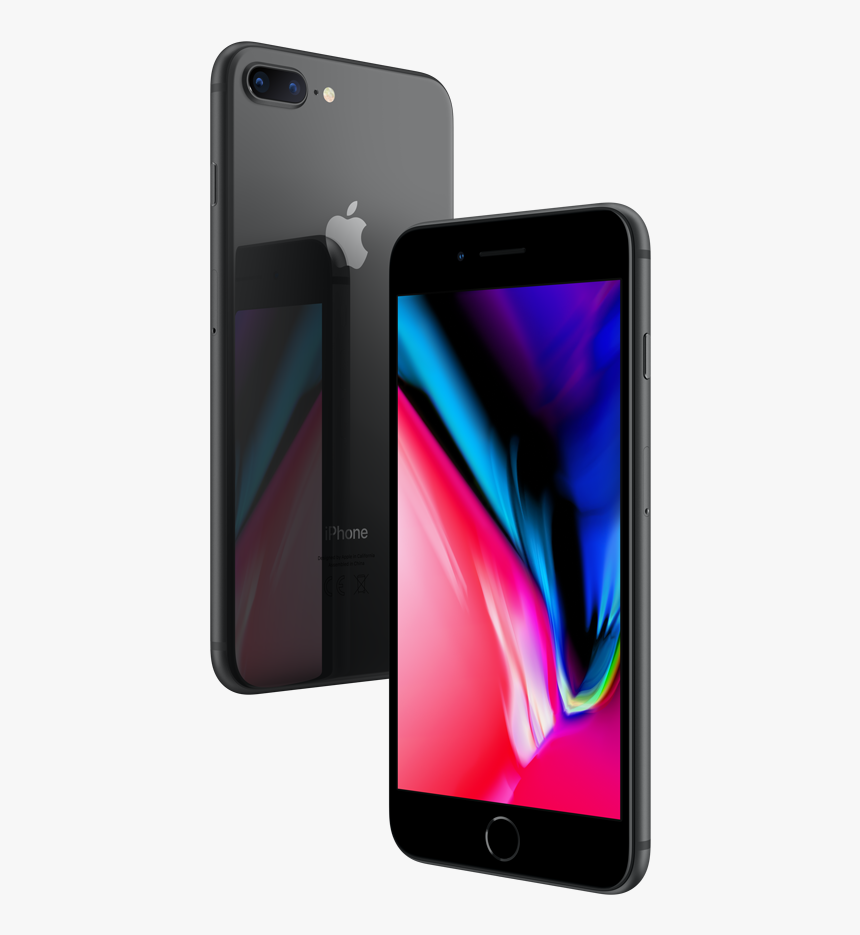 Iphone 8 Plus 64gb Space Grey - Iphone 8 Plus Space Grey, HD Png Download