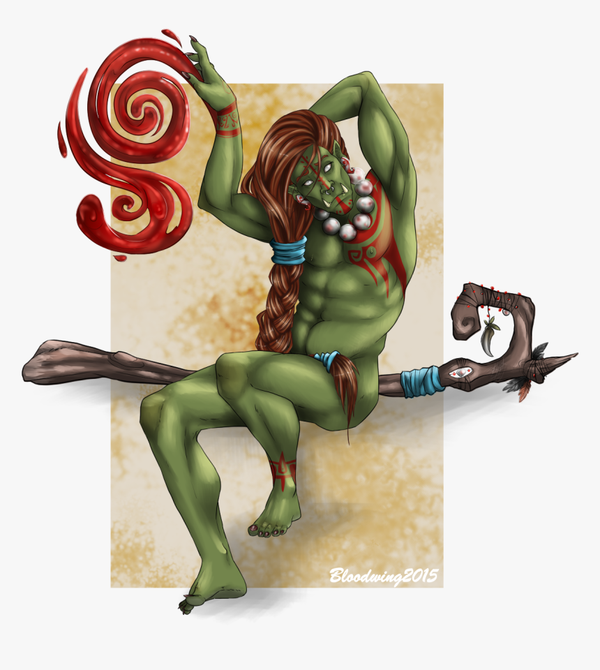 Fear The Blind Orc - Cartoon, HD Png Download