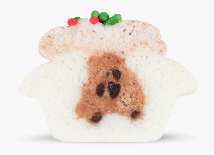 Transparent Christmas Cookies Png - White Sugar Sponge Cake, Png Download