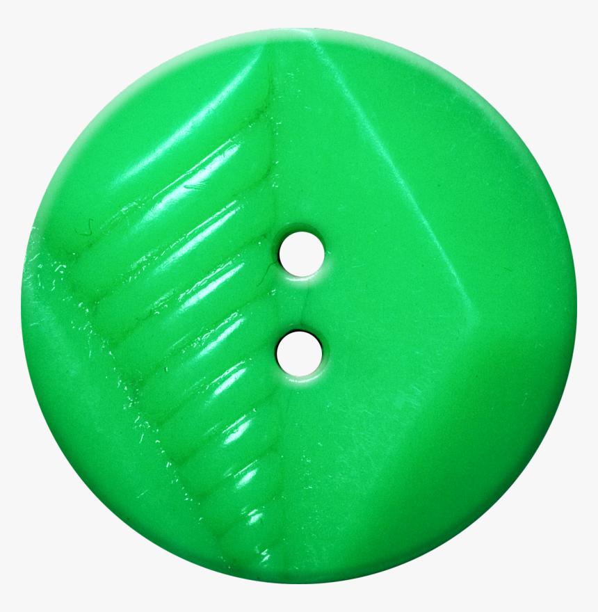 Button With Diamond And Diagonal Line Design, Green, HD Png Download