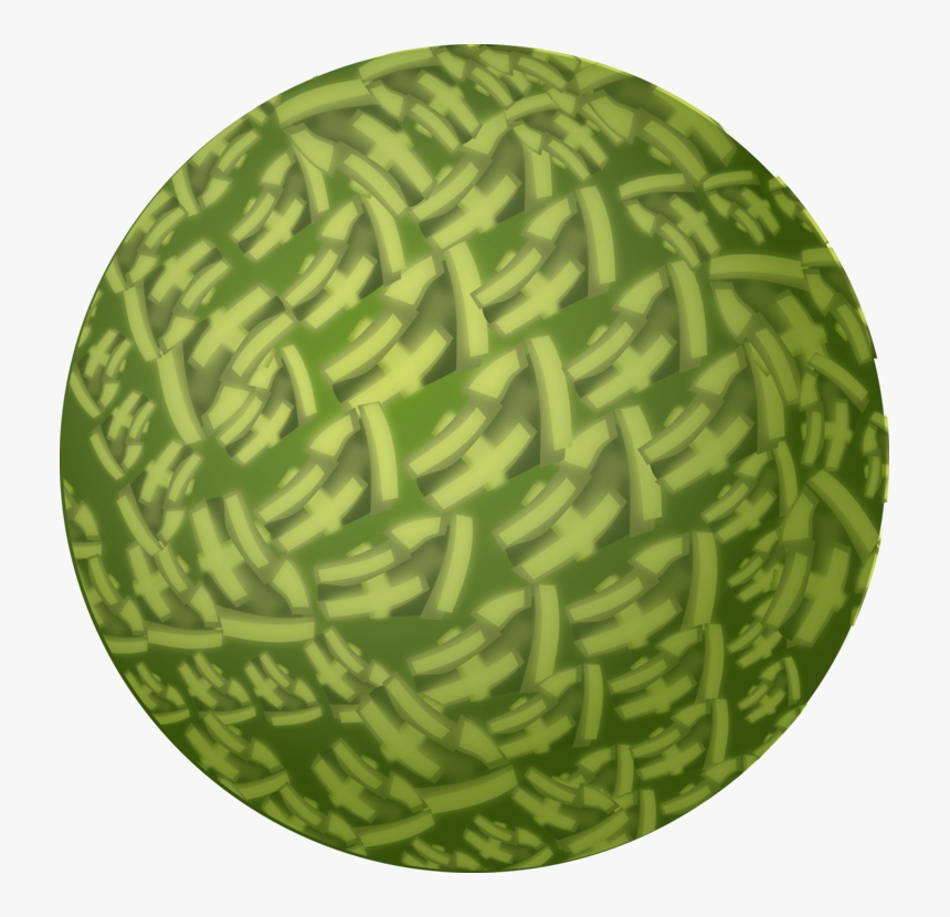 Watermelon,melon,green - Circle, HD Png Download