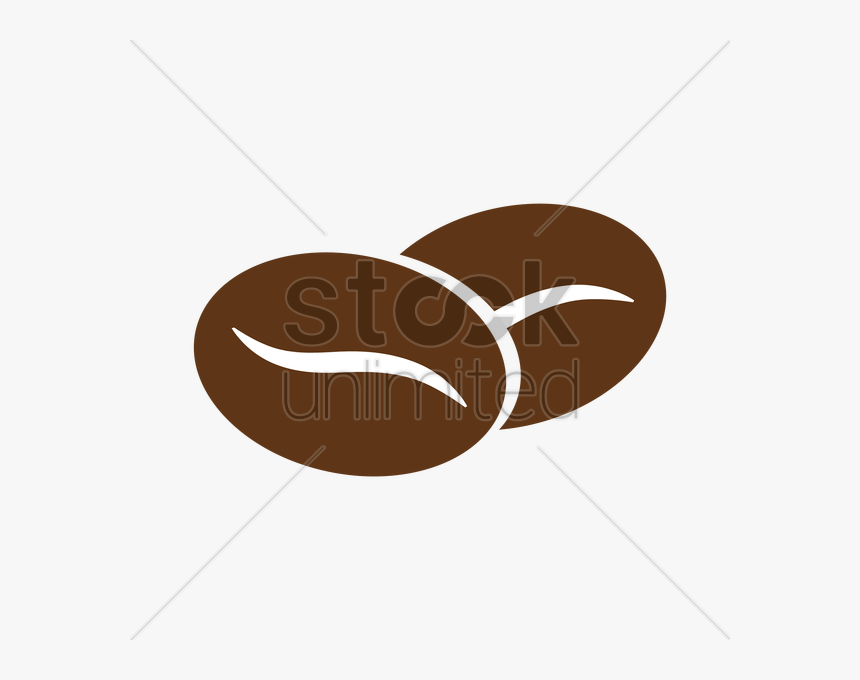 Coffee Bean Vector Png - Illustration, Transparent Png