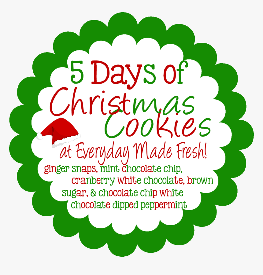 5 Days Of Christmas Cookies - Illustration, HD Png Download