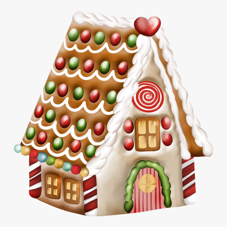 Transparent Gingerbread Png Gallery - Gingerbread House Clipart Png, Png Download