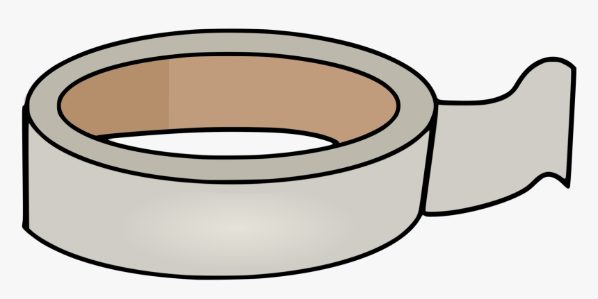 Line Art,cylinder,adhesive Tape - Clip Art Masking Tape, HD Png Download