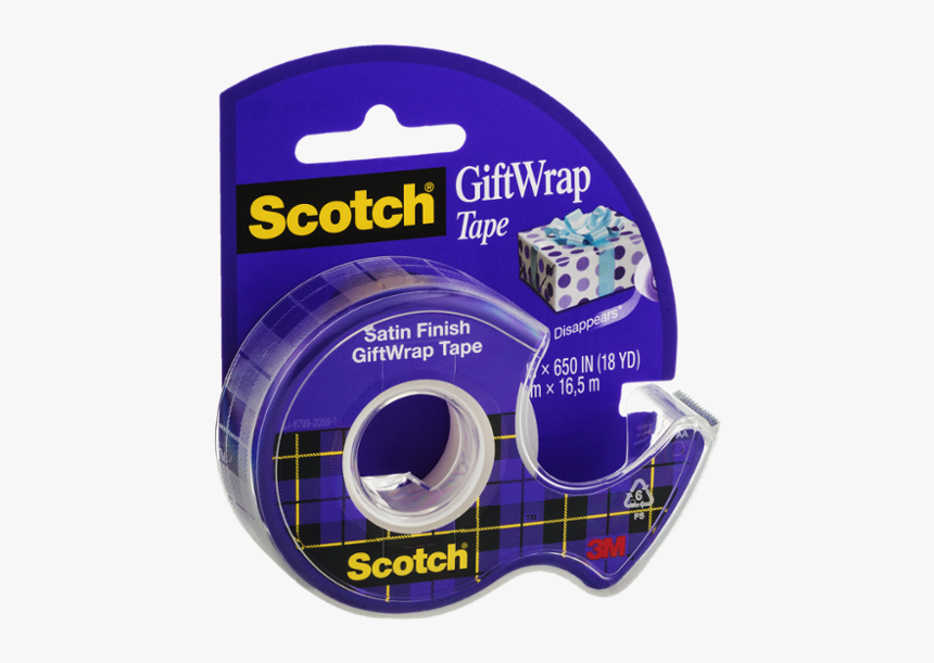 3m Satin Finish Gift Wrap Tape, HD Png Download