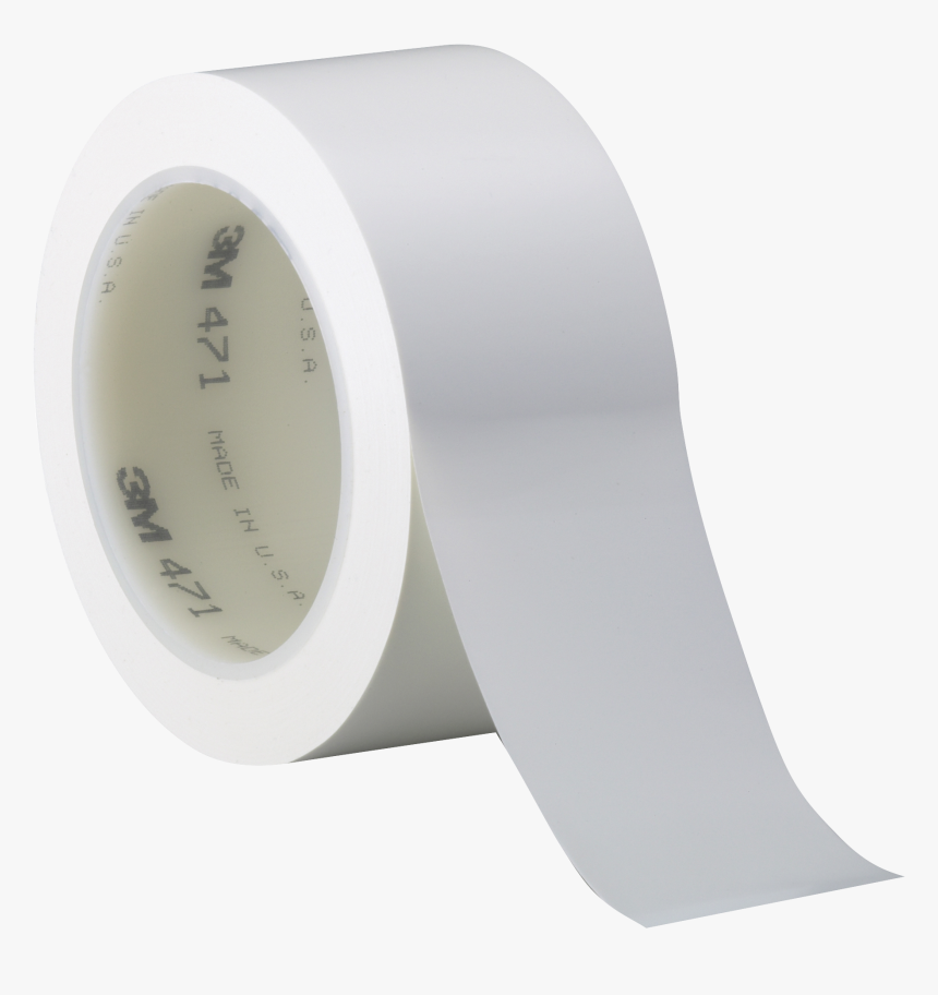 3m 471 Scotch Tape Hvid - 3m 471 White Vinyl Tape, HD Png Download