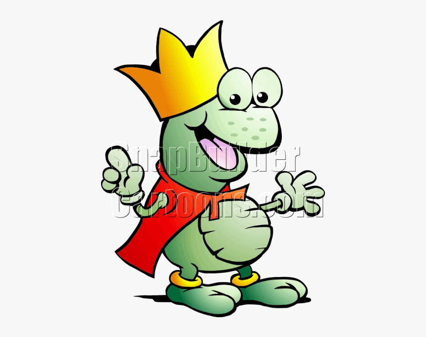 Frog King In Red Cape - Illustration, HD Png Download