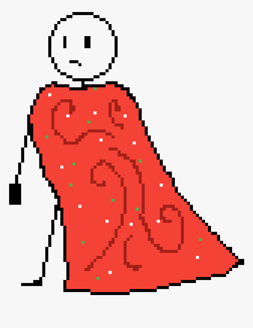 Red White Green Cape - Dumbo Pixel Art Flying, HD Png Download