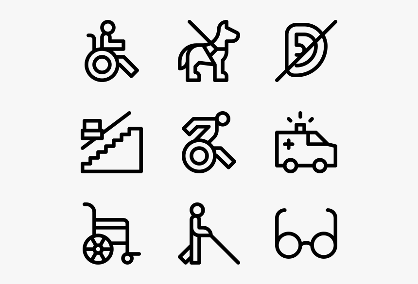 Disabled People Assistance - Iconos De Design Thinking, HD Png Download