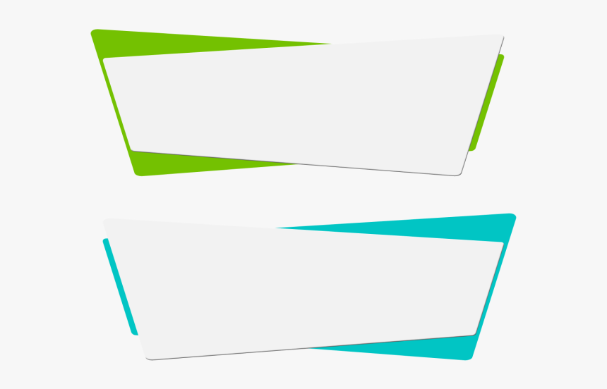 Vector Set Banner - Origami Banner Png, Transparent Png