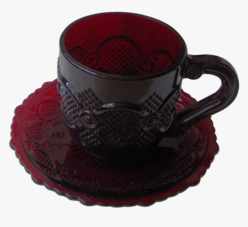 Avon Cape Cod Ruby Red Cup And Saucer Set - Saucer, HD Png Download