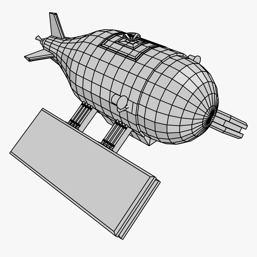 Submarine Line Clipart Png - Sketch, Transparent Png