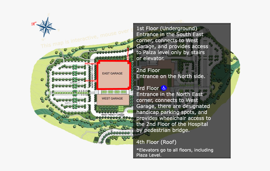 Hospital Parking Lot Plan, HD Png Download
