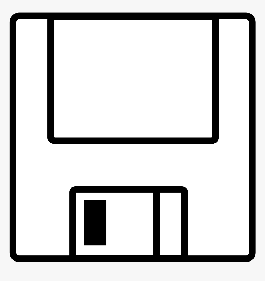 Old Floppy Disk Icon, HD Png Download