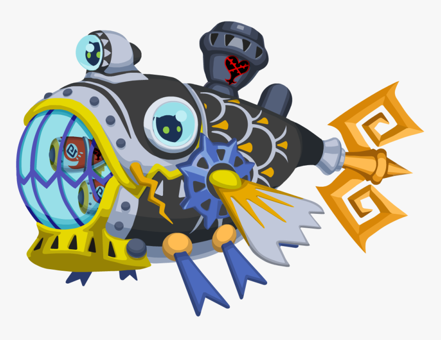 Submarine Carp Khx - Kingdom Hearts Iii Heartless, HD Png Download