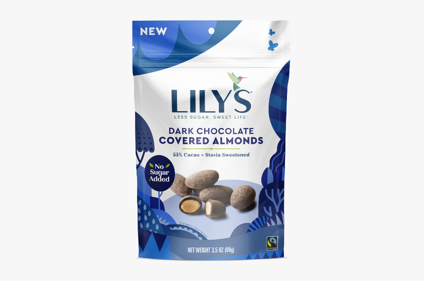 Lilys Dark Chocolate Covered Almonds - Lily's Peanut Butter Cups, HD Png Download