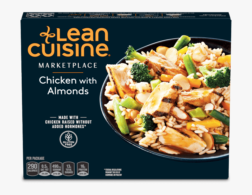 Chicken With Almonds Image - Lean Cuisine Glazed Chicken, HD Png Download