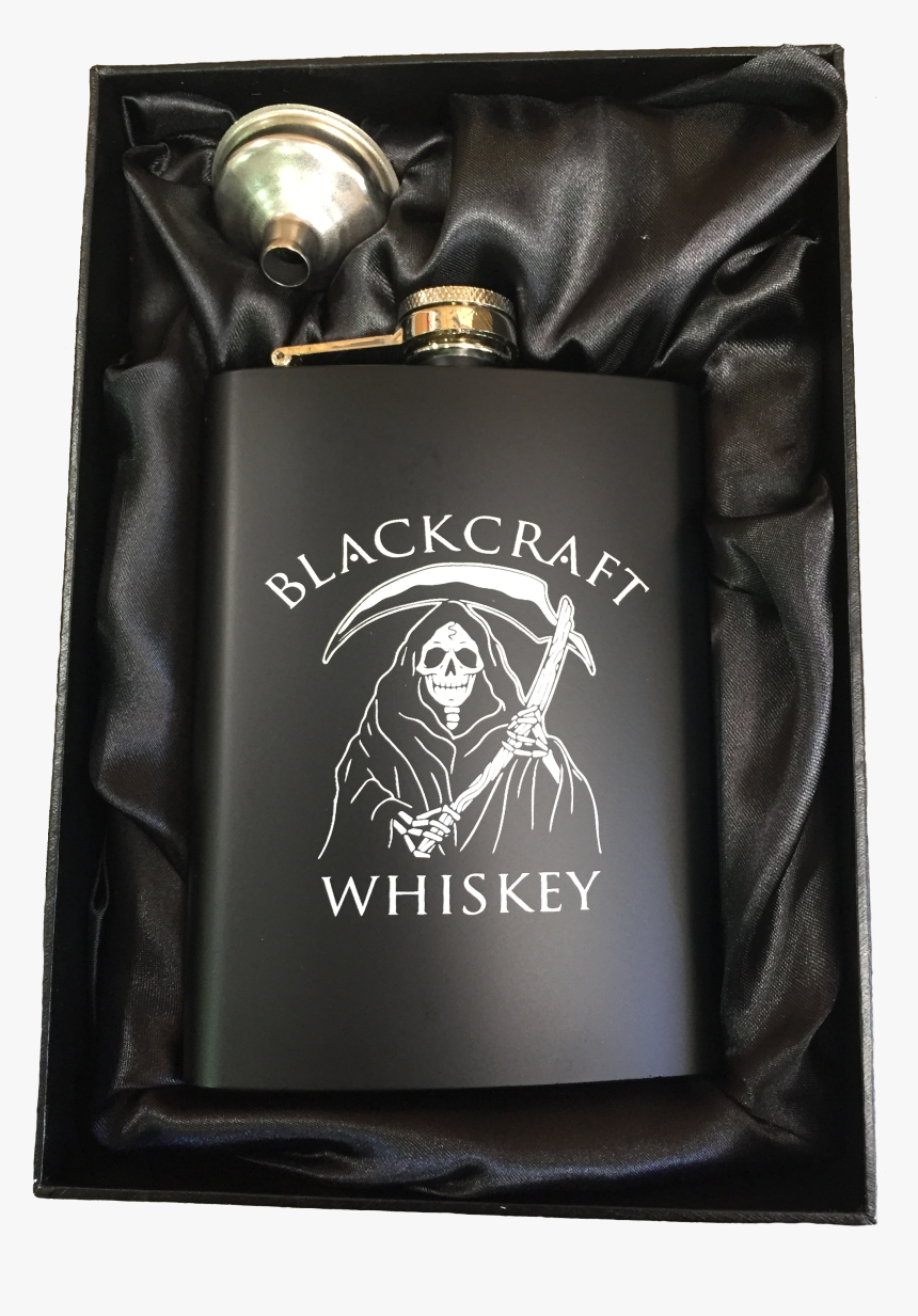 Reaper Flask - Black Craft Flask, HD Png Download