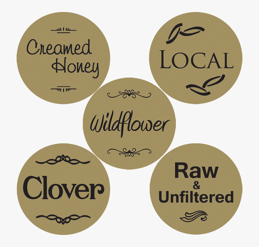 Gold Foil Label - Circle, HD Png Download