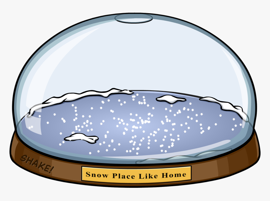 Transparent Snow Globe Png - Club Penguin Snow Globe Igloo, Png Download