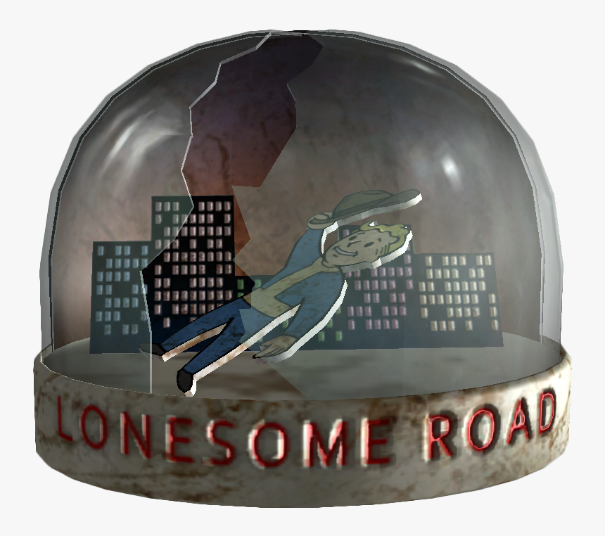 Snowglobelonesomeroad - Fallout Lonesome Road Snowglobe, HD Png Download